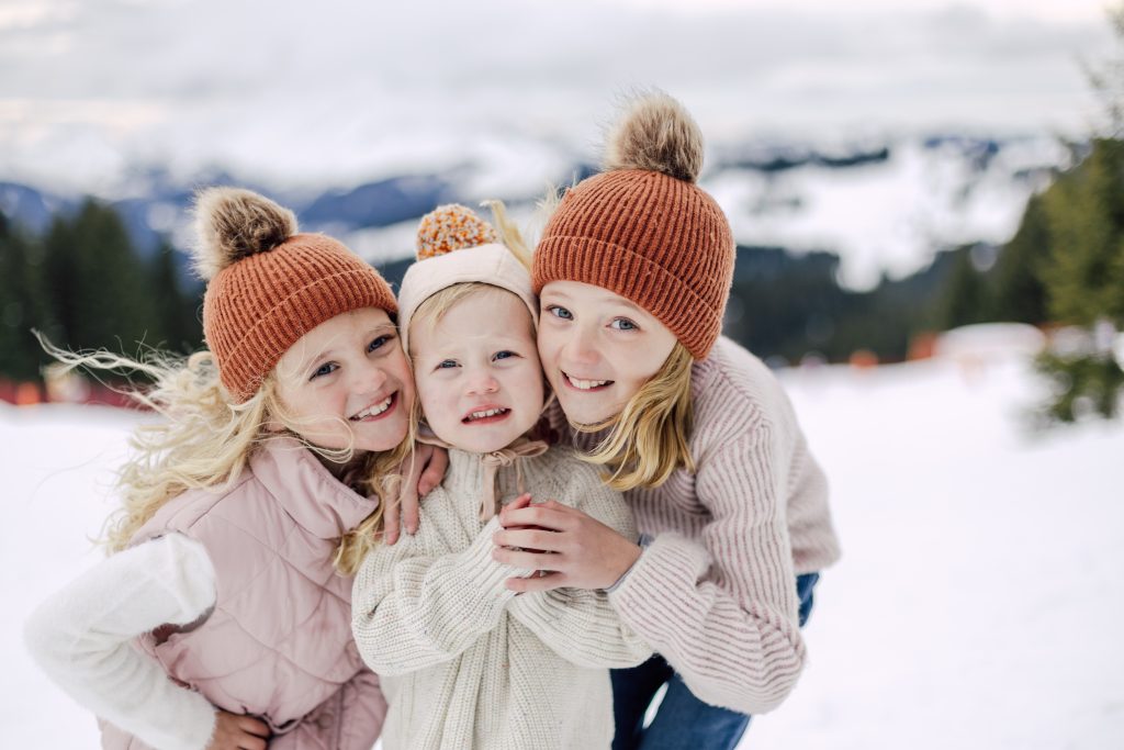 Family photos in Avoriaz