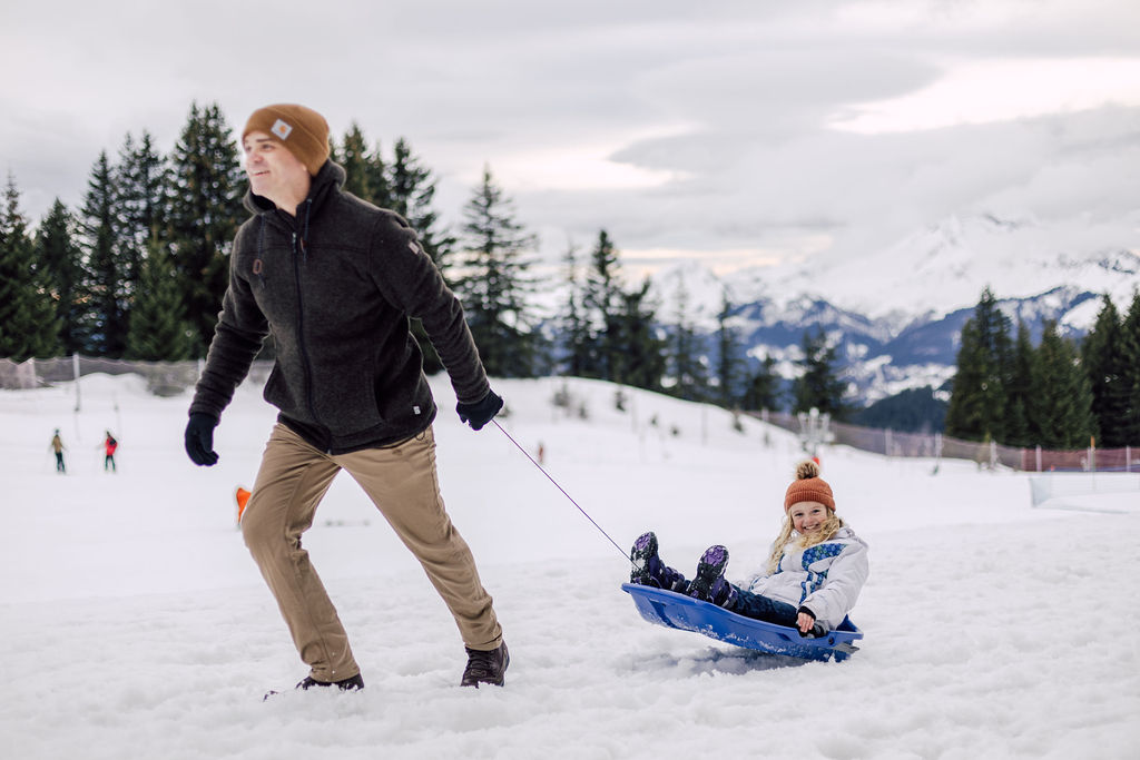 Sledding in Avoriaz