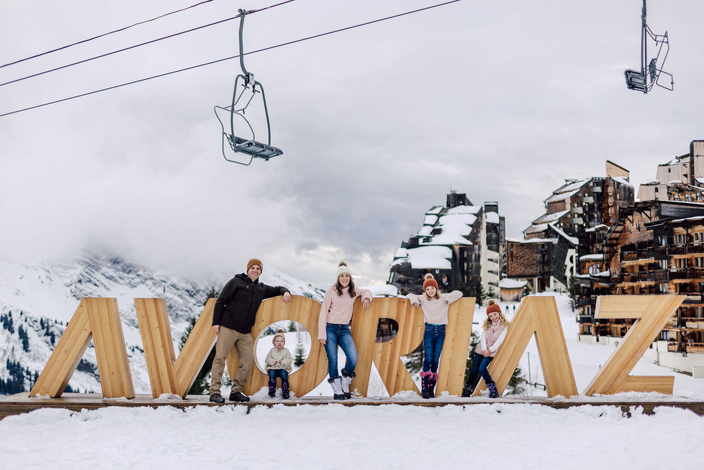 Family photographer in Avoriaz